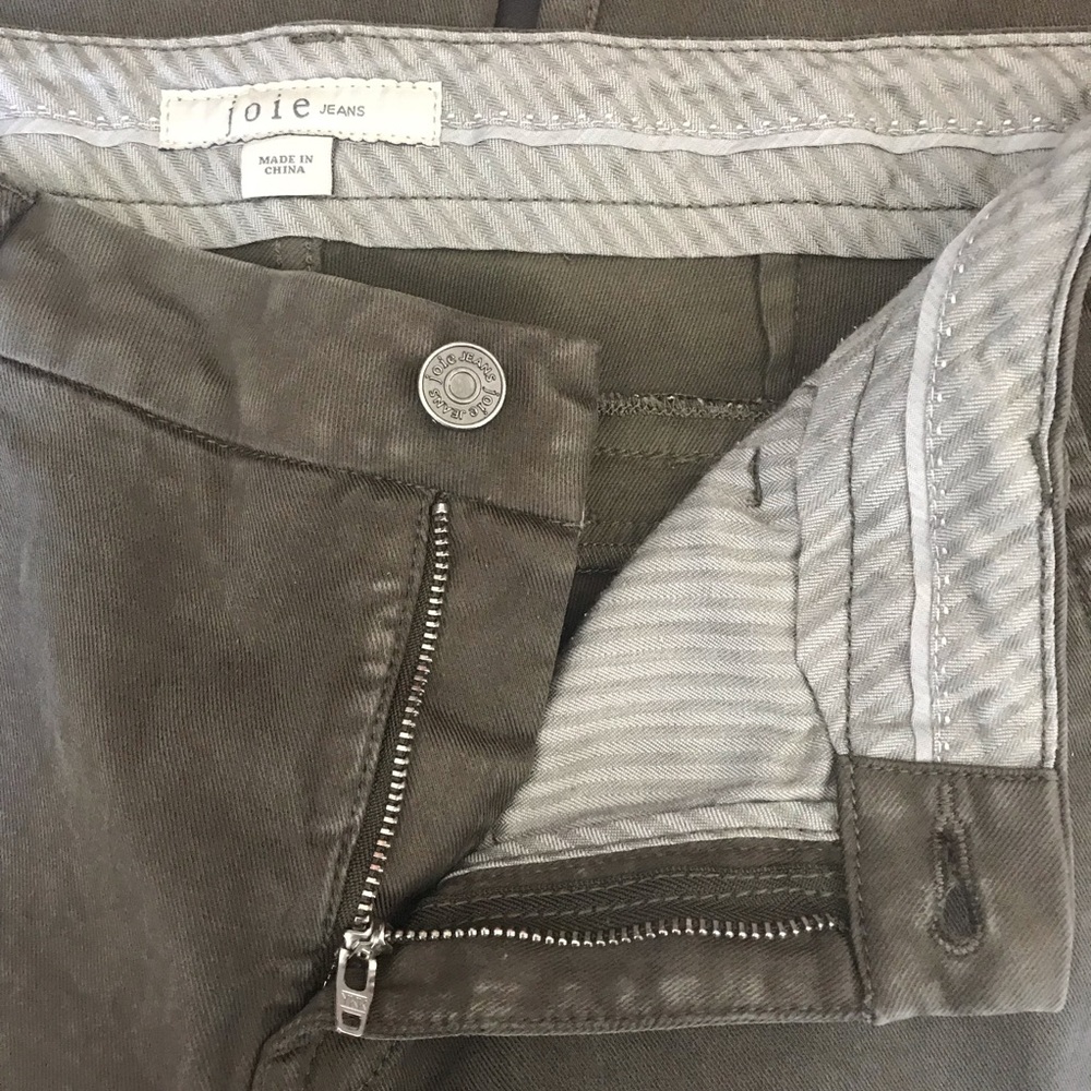 *JOIE* Fatigue Trouser Skinny Olive Jeans - Picture 6 of 8